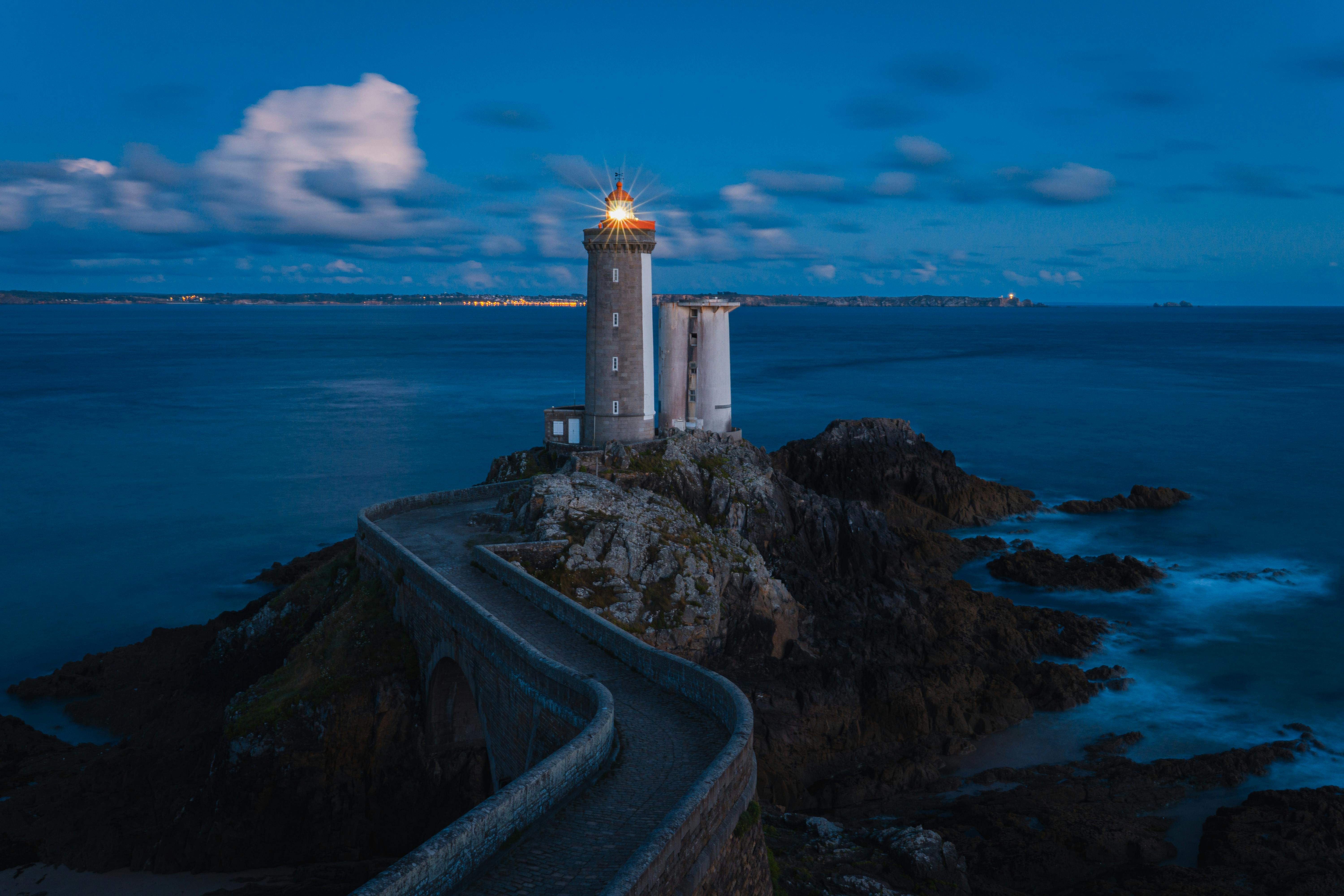 Image phare en Bretagne
